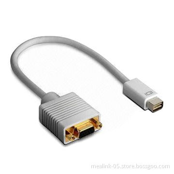 Mini DVI Source Device to VGA Display Device with High-definition Multimedia Interface CableNew